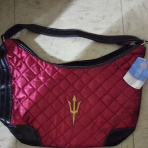 Arizona Sun Devils Quilted Red and Black Women's Bag